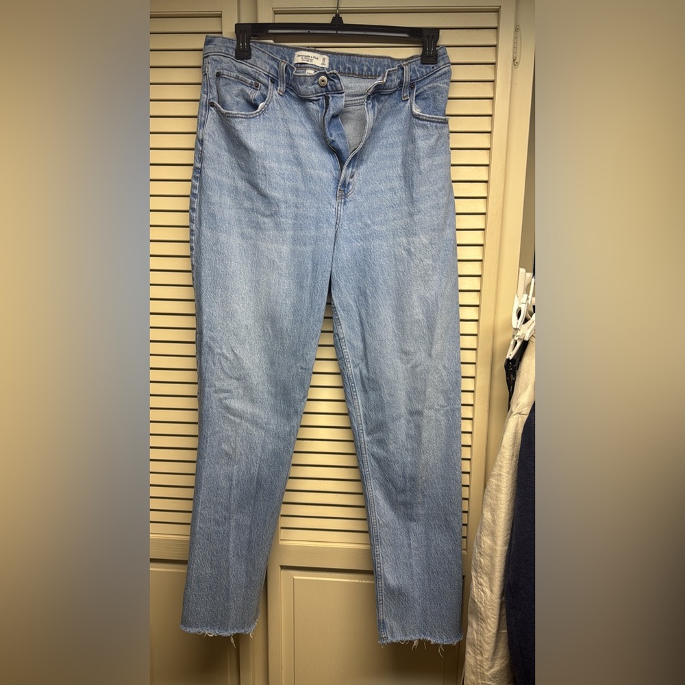 Abercrombie & Fitch Light Blue Straight Leg Jeans